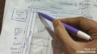 Estimate of a fully panelled door