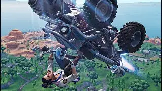 FLYING to SPACE in FORTNITE!
