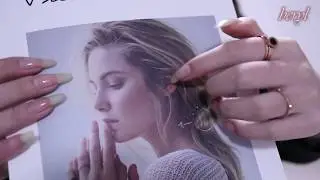 ASMR , Natural long nails tapping， no talking， sleeping.