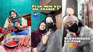 Aj Bana Gajar Ka Halwa||Plan Mein Kyu Aya Change?🤷🏻&zwj;♀️||Subscribers Ka Pyar 😊❤️.