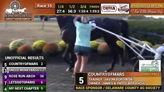 Delaware County Fair Racing in Delaware, OH  Tuesday  09/16/2025 1pm