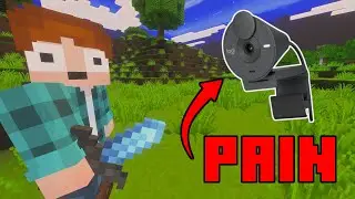 Minecraft Youtuber versus Webcam