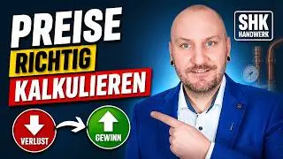 Preise richtig kalkulieren im SHK Handwerk &ndash; Mehr Gewinn statt Verlust!
