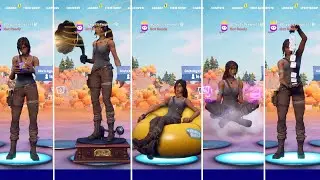 *NEW* All Fortnite Season 6 Leaked emotes (Phono Follies,Extracurricularmor,Cardistry & more)