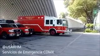 Bomberos CDMX HAZMAT 0157 Respondiendo / Mexico City Fire Deparment HAZMAT 0157 Responding