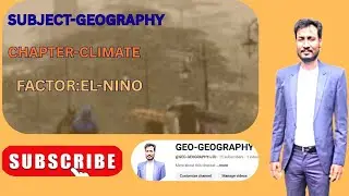FACTOR AFFECTING INDIAN MONSOON- El Nino