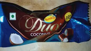 ₹10 Sundrop Duo Coconut Filled Chocolate Bars #review