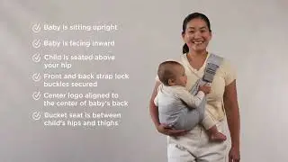 Ergobaby Upsie Sling Carrier - How to use
