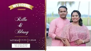 WEDDING CEREMONY || Rillu & Blessy