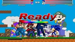 Team andersonkenya1 vs Team My Ly MUGEN Request 4v4 Battle!!!