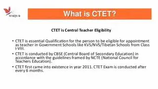 What is CTET examination ? #ctet #govteacher #examination