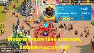 Mocote5 swarm flag in KvK , 1846 vs 1945, Rise of Kingdoms