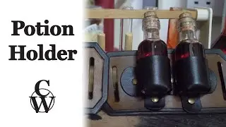Dual-Potion Holder // #Leatherworking #LARP #Potions