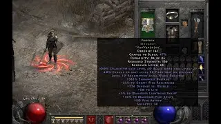 Diablo2 Resurrected ㅡ 68 fast cast Phoenix Shield Lightning Strike Amazon
