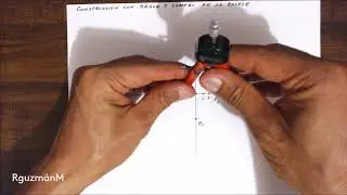Construcción de Elipse con regla y compás.