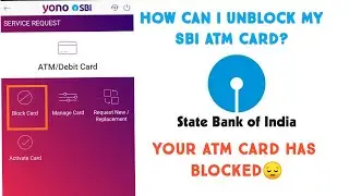 How can i unblock my SBI ATM card If it is  Blocked | SBI  ATM card unblock in Tamil
