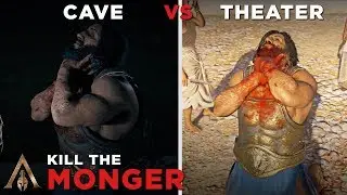 Kill The Monger to the Cave vs Theater - Assassin's Creed Odyssey