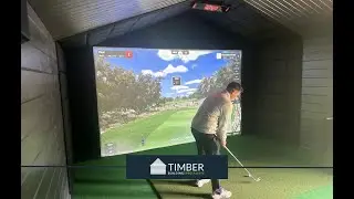 ULTIMATE Golf Simulator & Home Gym! | St. George Log Cabin Walkthrough (12x5m)