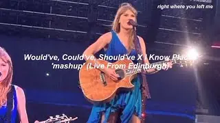 Taylor Swift - Would've, Could've, Should've X I Know Places 'mashup' // Türkçe Çeviri
