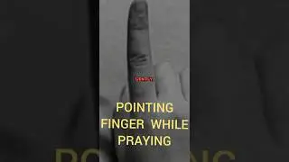 Meaning  of  point ing  finger while praying   #allah  #islamo video  #sunnah prayer