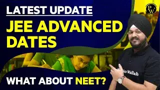 🔔BIG ANNOUNCEMENT For JEE Aspirants | JEE Advanced 2022 Exam Date Announced | Physics Wallah #Shorts