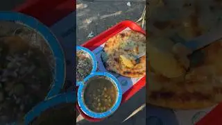 Delhi ke one of the best AmritSari Kulcha from Kulcha King in Sarojini Nagar #foodshorts #ytshorts