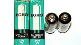 Unboxing Two EGRO PL81 Output Pentode Vacuum Tubes  #UnboxingVintageElectronicComponents