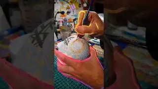 Bisque glazing update! #art #ceramics #illustration