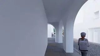 Videorendering Kornplatz/piazza del Grano
