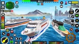 simulator game with cruise ship, cargo ship driving in ship game @TAHIRTKMALLGAMING