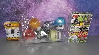 Seiji Kawasaki Woodcarving Animals, Battle Cats, and Insect Hunter Beetle x Stag gashapon unboxing!