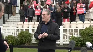 Starmer visits Blackpool Labour Party wins Blackpool South seat