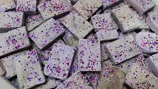 Satisfying Chalk ASMR Block |  Dyed Chalk ASMR 