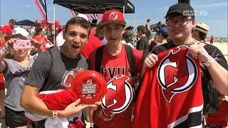 The New Jersey Devils and Their Fans Party It Up at Beach Bash 2017! | MSG Networks