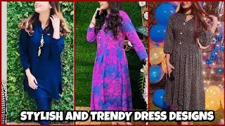 Dress Designing 2021 // Trendy Elegant winter dress styling  By SABA'S CHANNEL