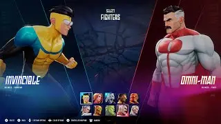 Invincible VS - All Characters & Stages Selection Screen (Closed Beta)