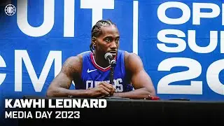Kawhi Leonard | 2023 MEDIA DAY | LA Clippers