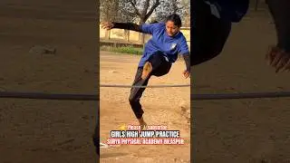 Girls High jump#trending#motivation#youtubeshorts#subscribe#shortsfeed#shorts#video#viral#telugu#yt