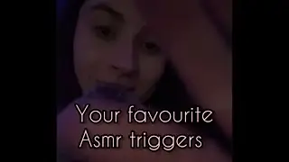 Your favourite Asmr triggers for sleep/relaxation 😴💤