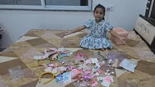 Darshika ka hair accessories collection 😍 ✨️ 💖 || @darshikaandmamma @darshimeena 