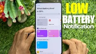 How to Set Low Battery Notification on iPhone