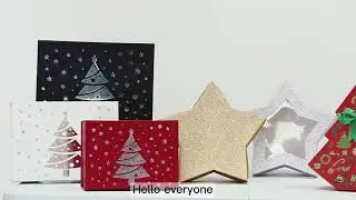 Star Shaped Gift Box with Window