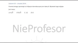 MP 28. 2014.08. zadanie 16 matematyka PP