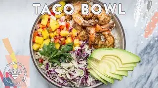 SHRIMP TACO BOWL - 30 Min Meal for #BuzyBeez