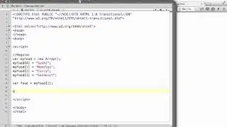 JavaScript - 41. Arrays, creating arrays, accessing arrays