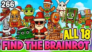 How to Find ALL 18 NEW BRAINROTS [296] FIND THE BRAINROT (Roblox) Christmas Update