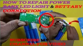 How to Repair Power Bank LED Light & Bettary connection chut |All Power Bank Light Repair|Mi|Ambrane