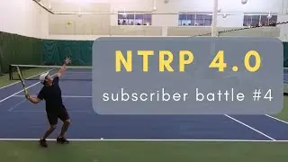 NTRP 4.0 Singles | 👊 Battle of the Rain [Subscriber Match #4 and 💯 Subscriber video!]