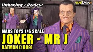 Mars Toys  Joker -  Mr J  - 1/6 Scale figure - Batman 1989 - Unboxing & Review