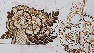 Free class ( Heena patches) step by step full tutorial ✨